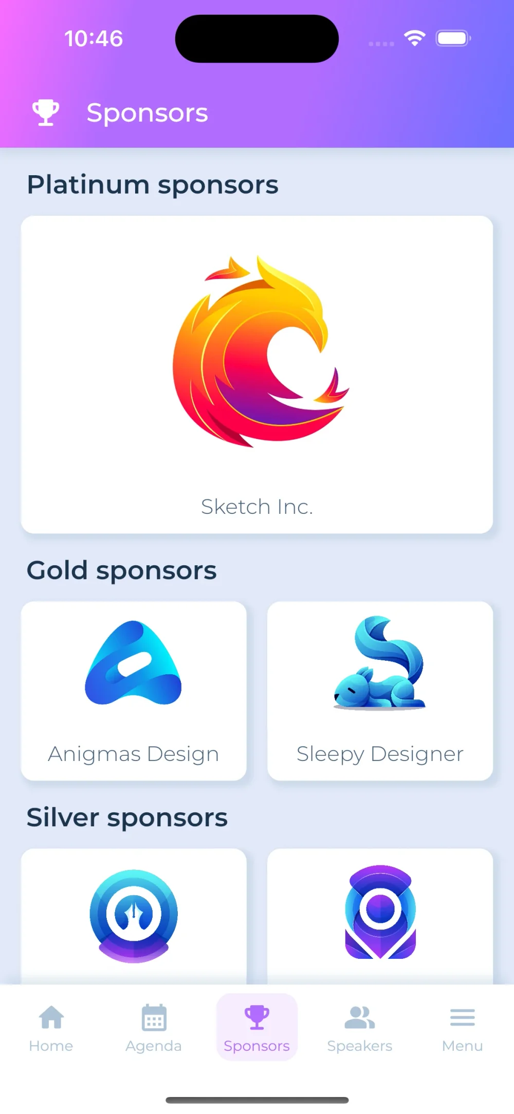 sponsors screen showcase